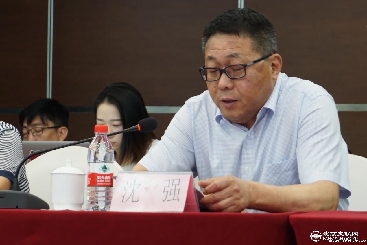 北京市文联党组书记沈强介绍“创意在北京”活动情况 北京市文联党组书记沈强介绍“创意在北京”活动情况