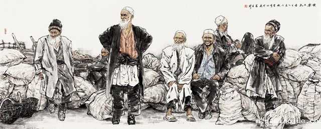 苗再新: 快乐巴扎,145cm x 360cm 苗再新: 快乐巴扎,145cm x 360cm