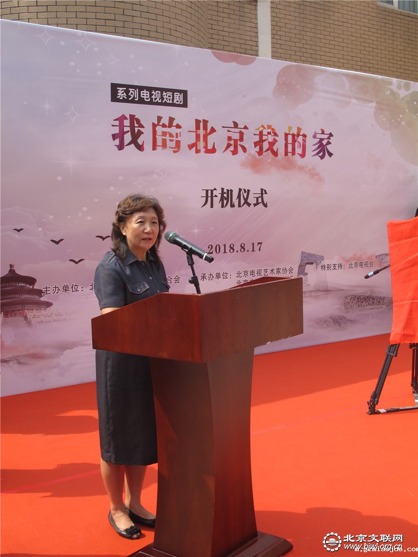 4北京市朝阳区文联常务副主席、秘书长金童致欢迎词辞